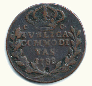 reverse: NAPOLI - Ferdinando IV - 3 Tornesi1788 - Pubblica II tipo.