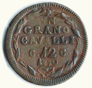 reverse: NAPOLI Ferdinando IV - Grano 1790