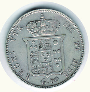 reverse: NAPOLI - Ferdinando II (1830-1859) - ½ Piastra 1838.