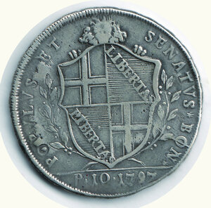 reverse: BOLOGNA - Governo popolare - 10 Paoli 1797.