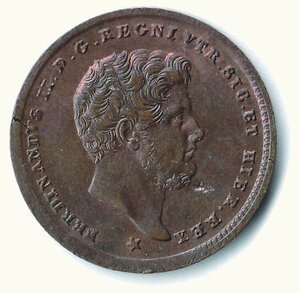obverse: NAPOLI - Ferdinando II - 2 Tornesi 1857.