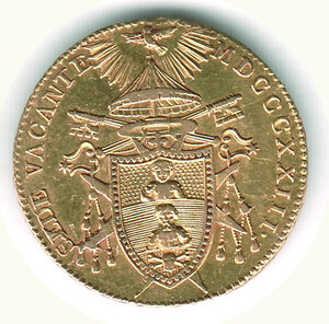 reverse: BOLOGNA - Sede vacante 1823 - Scudo.