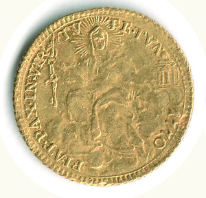 obverse: ROMA - Clemente XIV - Zecchino 1770 - A. II.