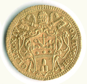 reverse: ROMA - Clemente XIV - Zecchino 1770 - A. II.