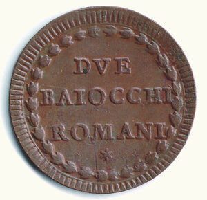 reverse: ROMA - Pio VI  - 2 Baiocchi  A. XV.