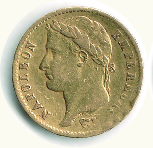 obverse: ROMA - Napoleone - 20 Lire 1813.