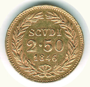 reverse: BOLOGNA - Gregorio XVI (1831-1846) - 2,5 Scudi 1846.