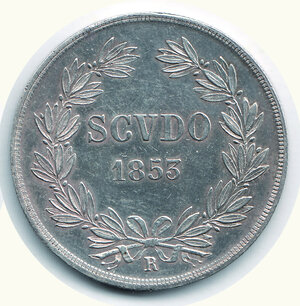 reverse: ROMA - Pio IX (1846-1878) - Scudo 1853 A. VII.