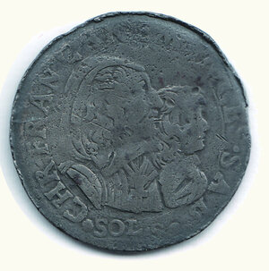 reverse: SAVOIA - CARLO EMANUELE II (1638-1675 ) - Reggenza - 5 Soldi 1647