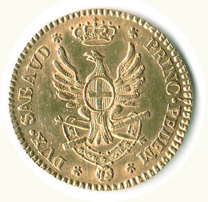 reverse: SAVOIA - Vittorio Amedeo III - Doppia 1786 - Alta conservazione per il tipo.