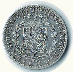 reverse: SAVOIA - CARLO FELICE - Lira 1826 To.