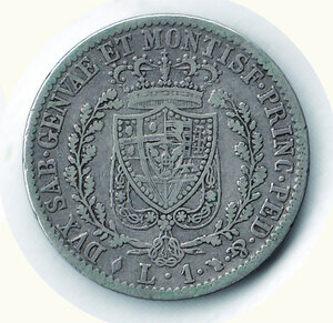 reverse: SAVOIA - Carlo Felice - Lira 1830 To.