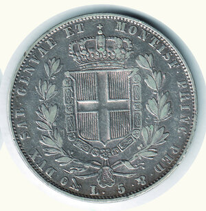 reverse: SAVOIA - Carlo Alberto - 5 Lire 1849 Ge.