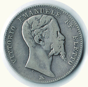 obverse: SAVOIA - Vittorio Emanuele II - Re eletto - 2 Lire 1860 Fi.
