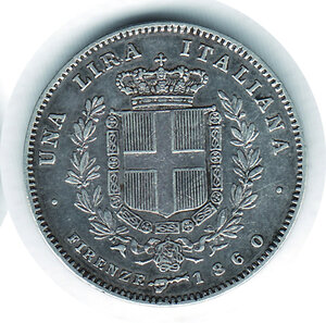 reverse: Vittorio Emanuele II - Re eletto - 1 Lira 1860