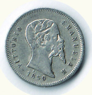 obverse: SAVOIA - Vittorio Emanuele II - Re eletto - 50 Cent. 1859