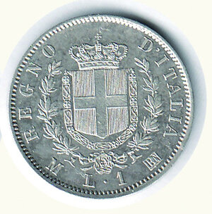 reverse: SAVOIA - Vittorio Emanuele II - 2 Lire 1863 Mi.