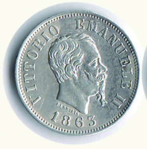 obverse: SAVOIA - Vittorio Emanuele II - 50 Cent. 1863 Mi - Valore.