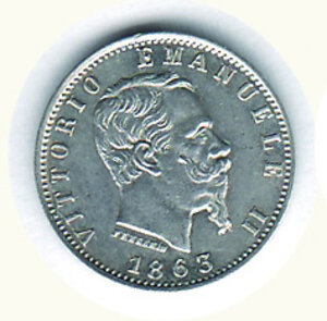 obverse: SAVOIA - Vittorio Emanuele II - 20 Cent. 1863 Mi - Valore.