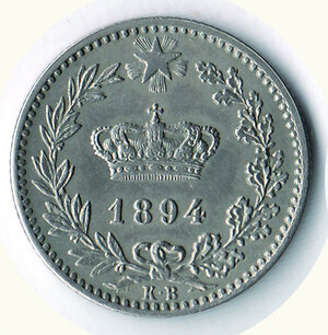 obverse: SAVOIA - Umberto I - 20 Cent. 1894 