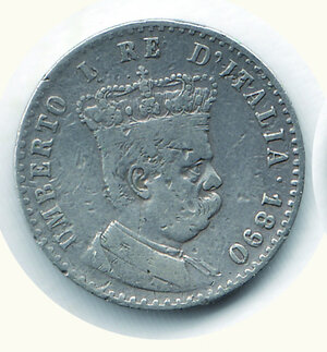 obverse: SAVOIA - Umberto I - Eritrea - 50 Cent. 1870.