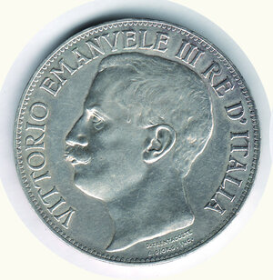 obverse: SAVOIA - Vittorio Emanuele III - 5 Lire 1911.