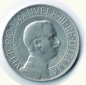 obverse: SAVOIA - Vittorio Emanuele III 2 Lire 1912.