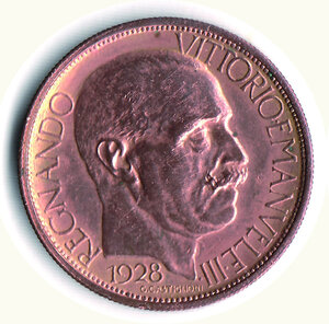 obverse: SAVOIA - VITTORIO EMANUELE III - 2 Lire 1928 - Fiera.