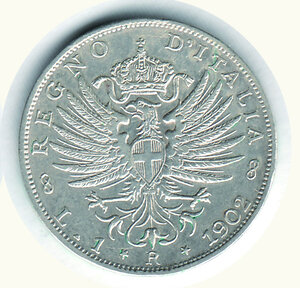 reverse: SAVOIA - Vittorio Emanuele III - Lira 1902.