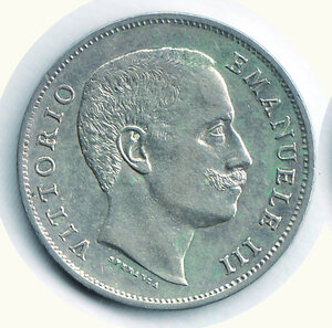 obverse: SAVOIA - Vittorio Emanuele III - Lira 1907.