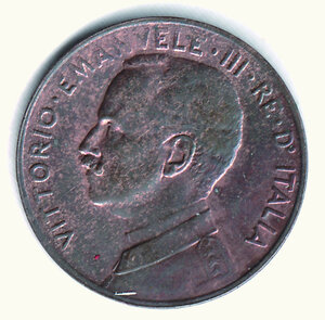 obverse: SAVOIA - Vittorio Emanuele III - 5 Cent. 1918.