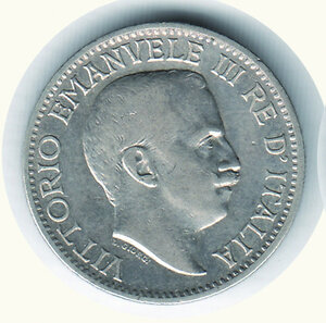 obverse: SAVOIA - VITTORIO EMANUELE III - ¼ di Rupia 1910.
