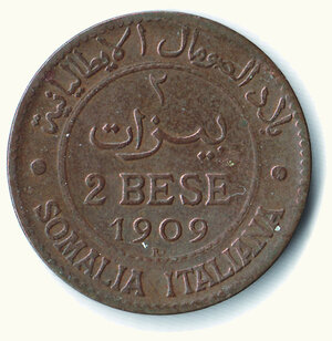 reverse: SAVOIA - Vittorio Emanuele III - 2 Bese 1909.