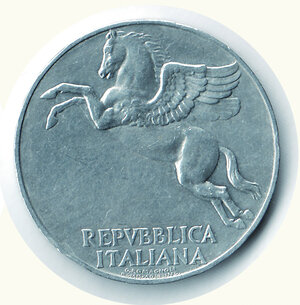 reverse: REPUBBLICA ITALIANA - 10 Lire 1946.