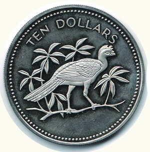 obverse: BELIZE - 10 Dollari 1975.