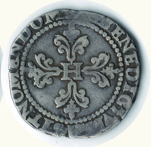 reverse: FRANCIA - Enrico III (1574-1589) - Franco 1581.
