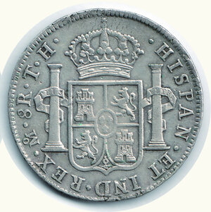 reverse: MESSICO - Carlo IV - 8 Reales 1806 - Città del Messico - Sigle T.H.
