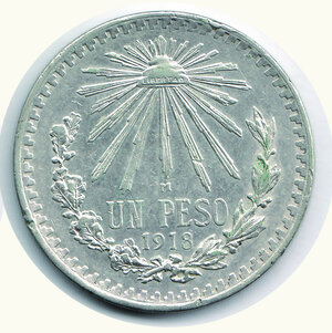 reverse: MESSICO - Peso 1918.