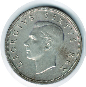 obverse: SUDAFRICA - Giorgio VI - 5 Shillings