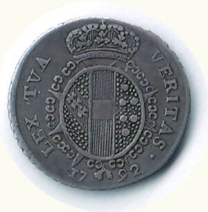 reverse: FIRENZE - Ferdinando III di Lorena (1790-1824) - ½ Paolo 1792.