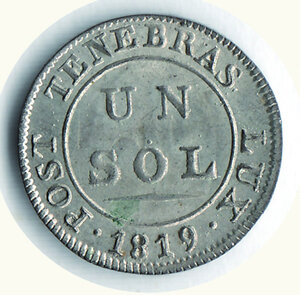 reverse: SVIZZERA - Ginevra - Sol  1819 - Piena argentatura.