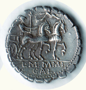reverse: MEMIA (106 a.C.) - Denario