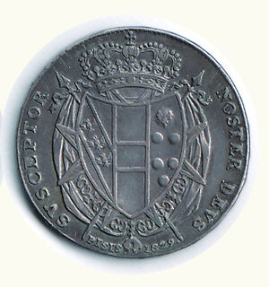 reverse: FIRENZE - Leopoldo  II - Mezzo Francescone (delle Bandiere) 1829.