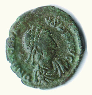 obverse: ARCADIO - Centenionale; D/ Busto; R/ I tre Imperatori - Zecca di Cyzico.