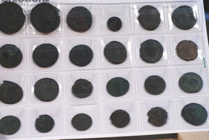 obverse: BASSO IMPERO Lotto di 24 monete in bronzo