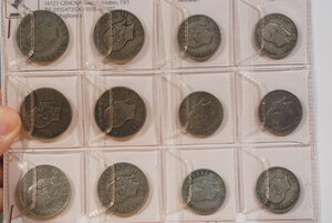 obverse: VITTORIO EMANUELE II - Lotto di 12 monete