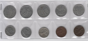 obverse: VITTORIO EMANUELE III - Lotto di 11 monete