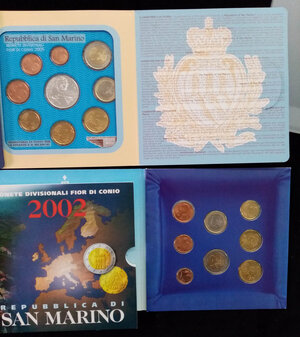 reverse: SAN MARINO 4 serie annuali euro