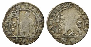 obverse: VENEZIA. Pietro Grimani (1741-1752). 15 soldi 1751. Ag (3,65 g). Mont. 2667. MB
