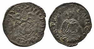 obverse: FANO. Gregorio XIII (1572-1585). Quattrino con san Pietro. Mi (0,57 g). MIR 1273. qBB